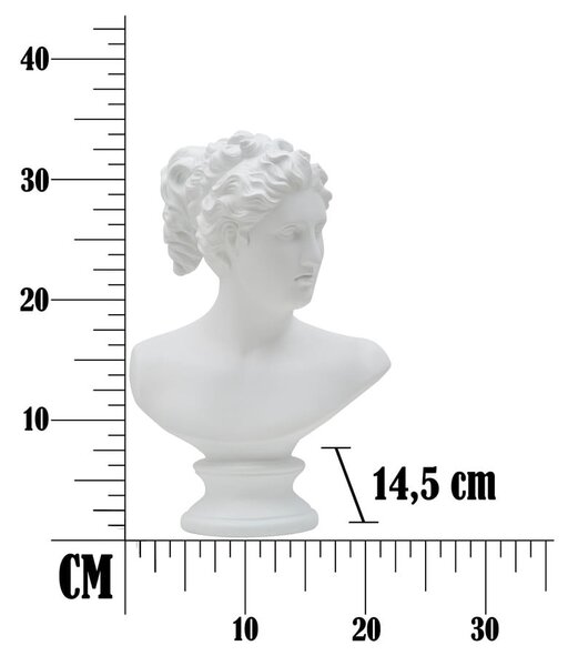 Biała figurka dekoracyjna Mauro Ferretti Roman Woman