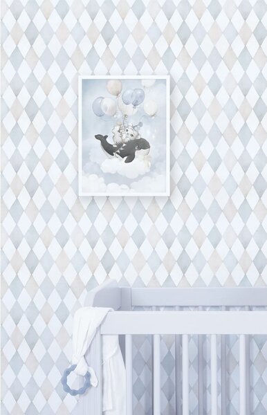 Tapeta dziecięca 10 m x 50 cm Harlequin – Lilipinso