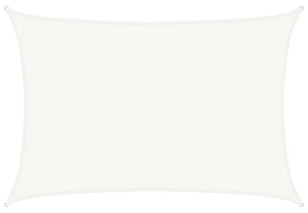 Żagiel przeciwsłoneczny, 160 g/m², biały, 3x4 m, hdpe