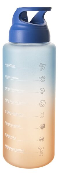 Niebiesko-pomarańczowa butelka 1 l Moly – Orion