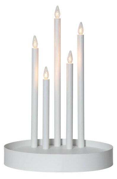 Biała dekoracja świetlna ø 32 cm Deco – Star Trading