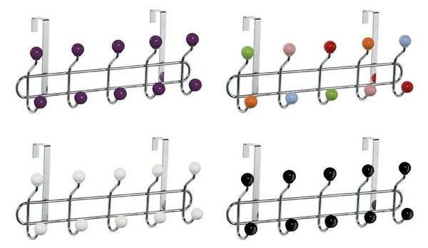 Bordowo-srebrny metalowy wieszak na drzwi 41 cm – Premier Housewares