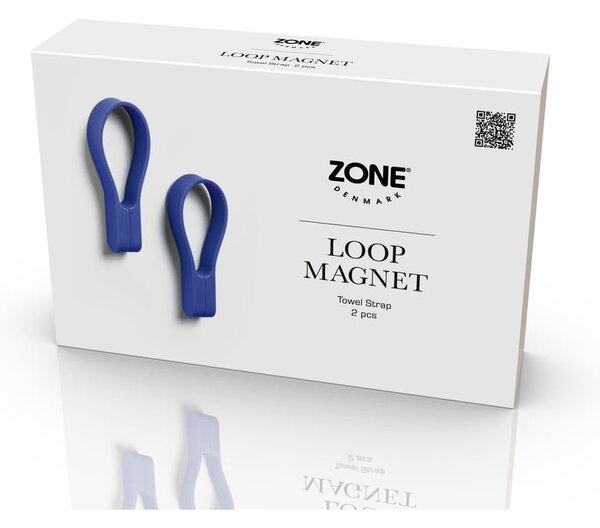 Niebieskie silikonowe haczyki zestaw 2 szt. Loop – Zone