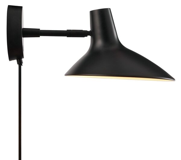 Lampa Ścienna DFTP by Nordlux, Darci Short, czarny, salon, metal, skandynawski