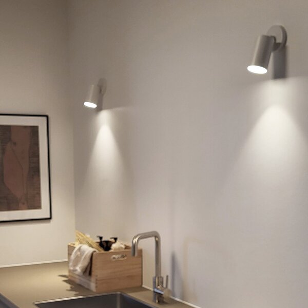 Lampa Sufitowa ANTIDARK, SpotOn Circle 1, biały, salon, aluminium