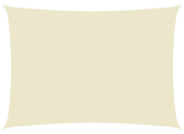 Prostokątny żagiel ogrodowy, tkanina Oxford, 2x4,5 m, kremowy