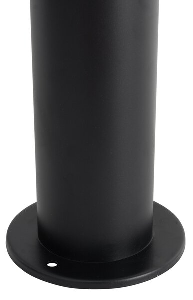 Nowoczesna lampa zewnętrzna czarna 80 cm IP44 z LED - Roxy