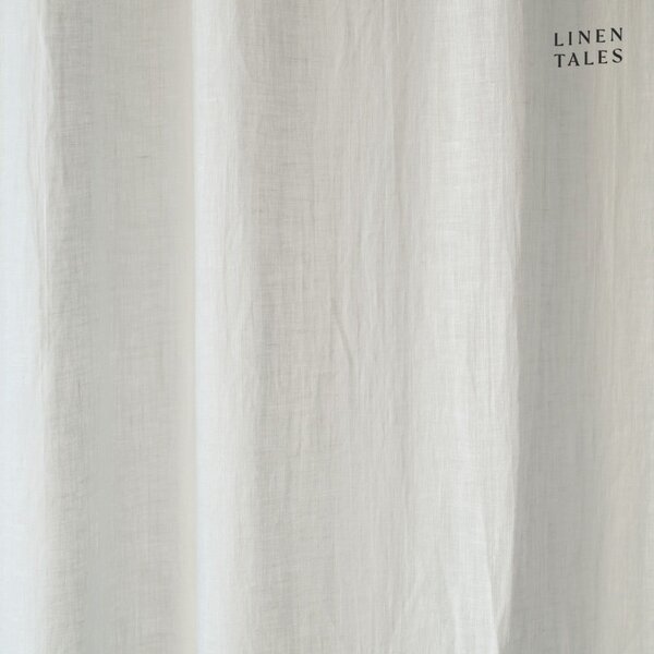 Biała firanka 130x170 cm Daytime – Linen Tales