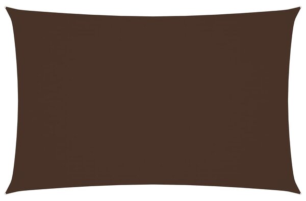 Prostokątny żagiel ogrodowy, tkanina Oxford, 2x5 m, brązowy