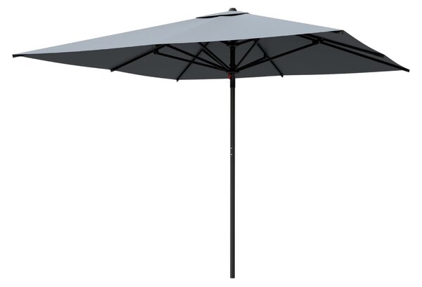 Kwadratowy parasol ogrodowy z pokrowcem ochronnym
