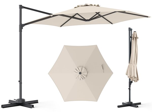 Parasol ogrodowy z wysięgnikiem