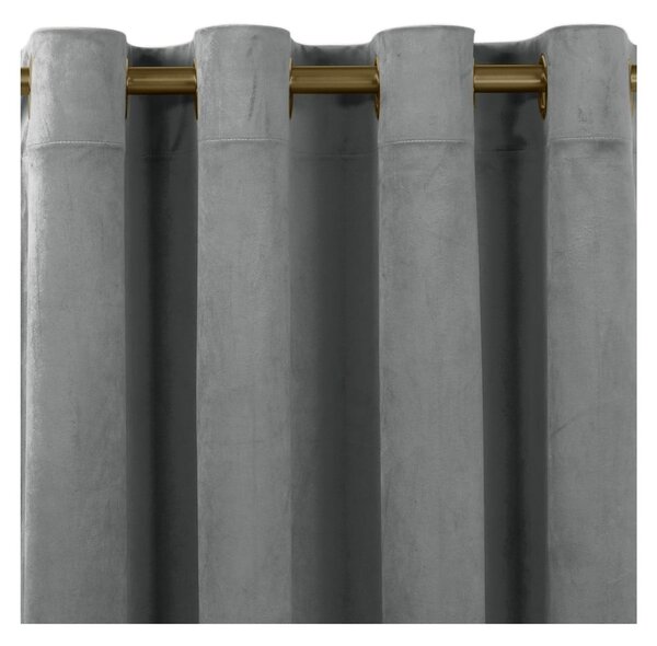 Antracytowa zasłona 200x270 cm Vila – Homede