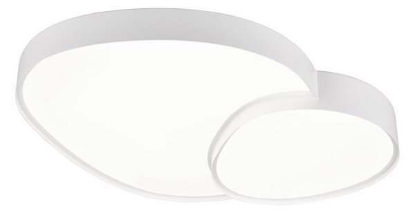 Biała lampa sufitowa LED 63.5x77 cm Rise – Trio