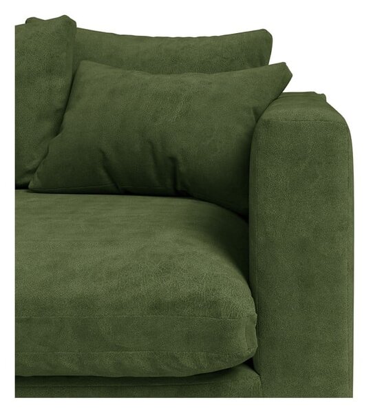 Ciemnozielony narożnik (lewostronny) Comfy – Scandic