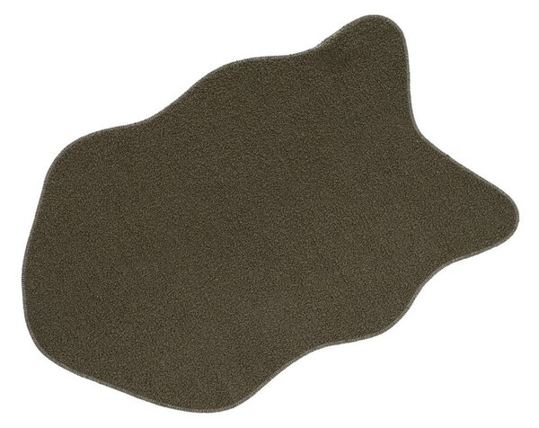 Ciemnozielona syntetyczna skóra 60x90 cm Sherpa – Casa Selección