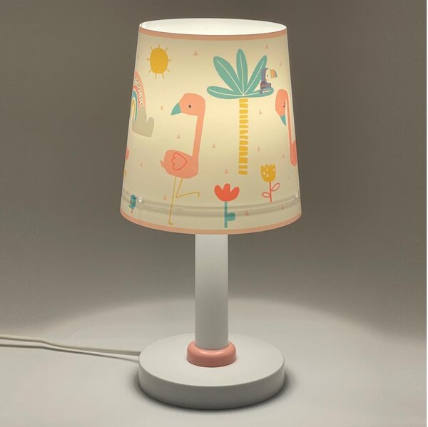 Dalber Dalber 82461 - Lampka dziecięca FLAMINGO 1xE14/8W/230V PI494