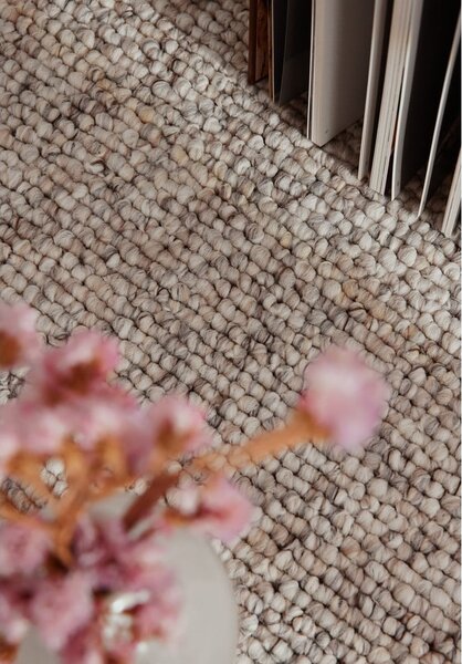 Szarokremowy dywan odpowiedni do prania 120x170 cm Rocco Dark Cream – Elle Decoration