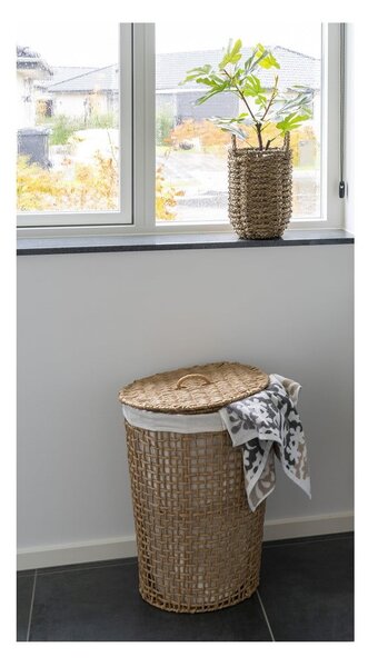 Papierowy kosz na pranie w naturalnym kolorze 77 l Pomal – House Nordic