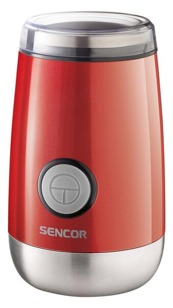 Sencor Sencor - Elektryczny młynek do kawy 60 g 150W/230V czerwony/chrom FT0135