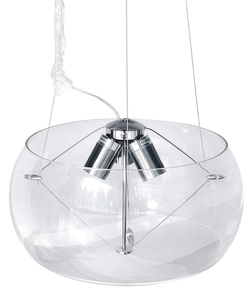 Lampa Andromeda sufitowa wisząca przezroczysta kula