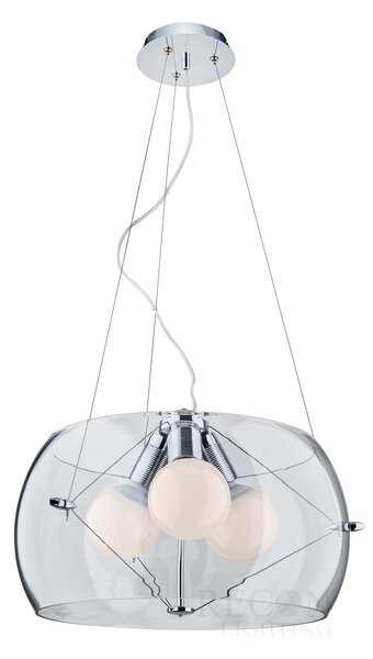 Lampa Andromeda sufitowa wisząca przezroczysta kula
