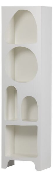 Biały regał 48x180 cm Caz – WOOOD