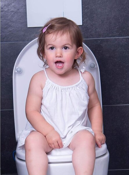 Jasnoszara dziecięca deska sedesowa Bella Bambina – Rotho