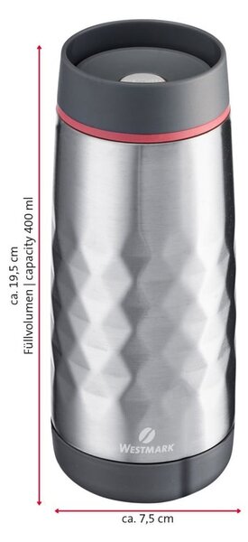 Jasnoszary kubek termiczny 400 ml Viva – Westmark