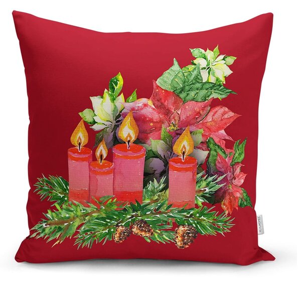 Tekstylna poszewka na poduszkę ze świątecznym motywem 43x43 cm – Mila Home