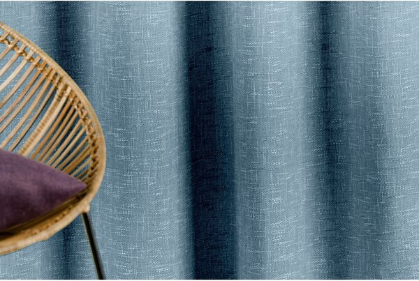 Niebieska zasłona 140x245 cm Riva – Mendola Fabrics