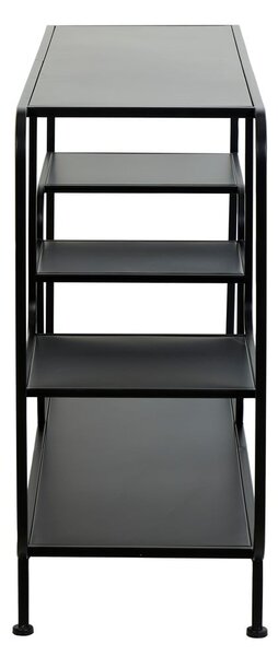 Czarny metalowy regał 141x81,5 cm Winston – Light & Living