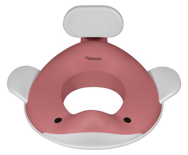 Ciemnoróżowa dziecięca deska sedesowa Dusty pink – Kindsgut