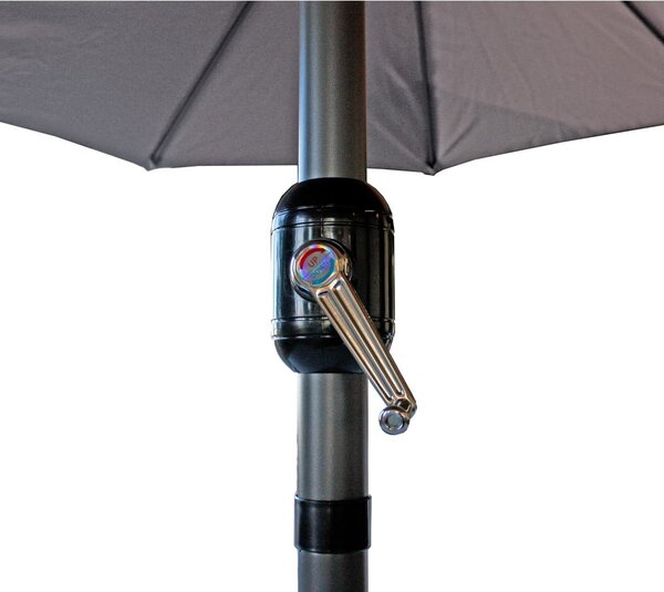 Jasnobrązowy parasol ogrodowy 265x460 cm – Garden Pleasure