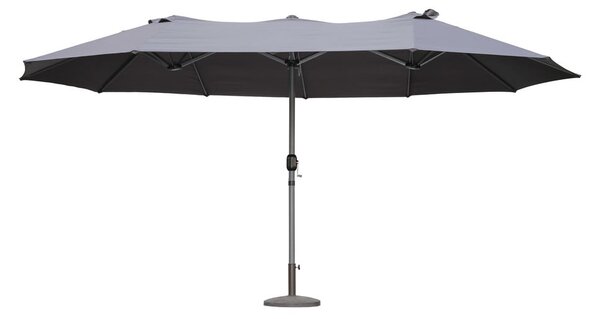 Jasnobrązowy parasol ogrodowy 265x460 cm – Garden Pleasure