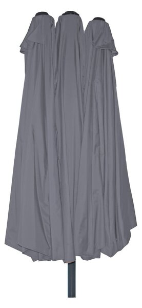 Jasnobrązowy parasol ogrodowy 265x460 cm – Garden Pleasure