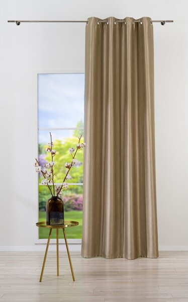 Złota zasłona 140x260 cm Torre – Mendola Fabrics