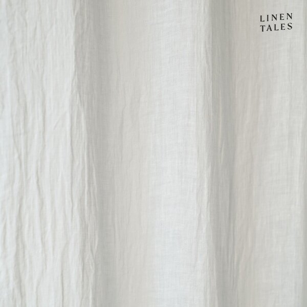 Biała lniana firanka 130x200 cm White – Linen Tales