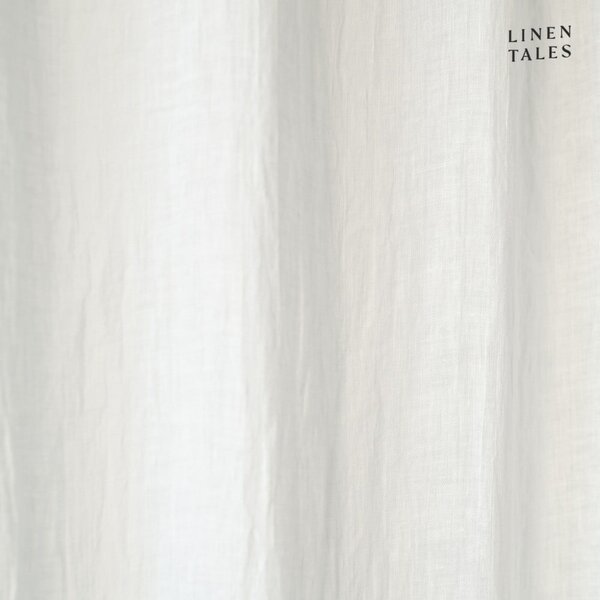 Biała lniana firanka 130x200 cm White – Linen Tales
