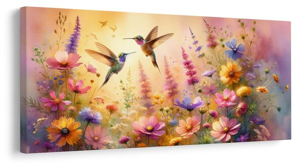 Obraz taniec kolibrów