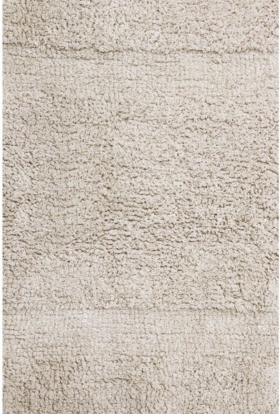 Kremowy bawełniany dywan tkany ręcznie odpowiedni do prania 120x160 cm Bloom Natural – Lorena Canals