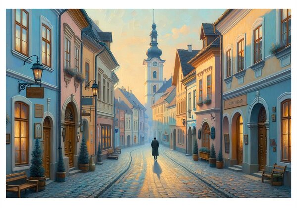 Obraz spacer po historycznym centrum