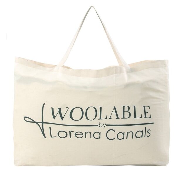 Biały wełniany chodnik tkany ręcznie odpowiedni do prania 70x200 cm Enkang Ivory – Lorena Canals