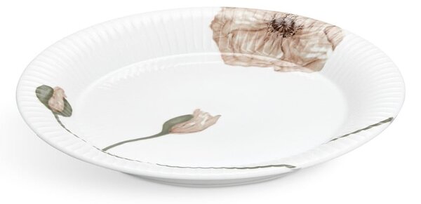 Biały porcelanowy talerz Kähler Design Hammershøi Poppy, ø 27 cm