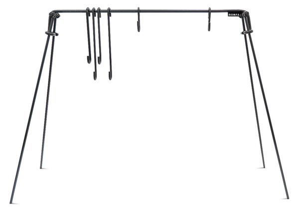 BonFeu FireBridge BonBridge - Grill nad kominkiem - Czarny - Stal - 111x46x150 cm
