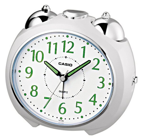 Casio Casio - Alarm clock 1xLR14 biały/chrom FT0369
