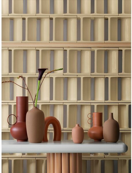 Ceramiczny wazon w kolorze terakoty (wysokość 12 cm) Kagetsu – Blomus