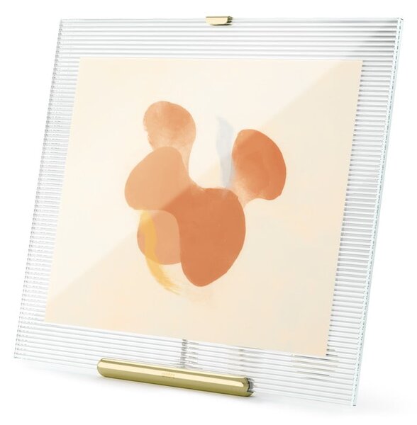 Szklana ramka stojąca w kolorze złota 26x30,5 cm Flute – Umbra