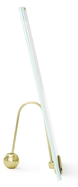 Szklana ramka stojąca w kolorze złota 26x30,5 cm Flute – Umbra