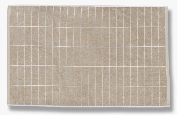 Beżowy dywanik łazienkowy 50x80 cm Tile Stone – Mette Ditmer Denmark