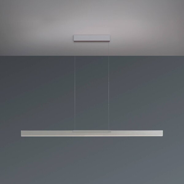 BOPP Lampa wisząca Nano 2.0, możliwość ściemniania, aluminiowy / szary / cynkowy, salon / jadalnia, aluminium, nowoczesny